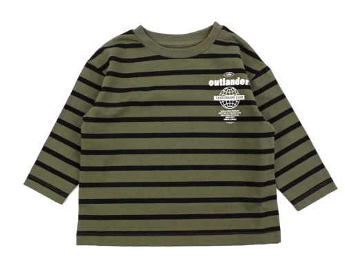 Name It ivy green t-shirt striber